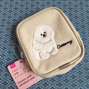 Embroidered Dog Accessory Pouch